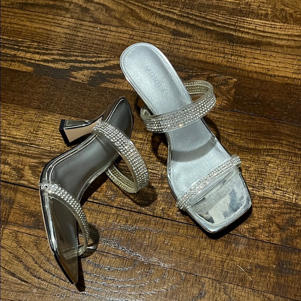 Elegant Rhinestone Heels - Picture 2 of 2